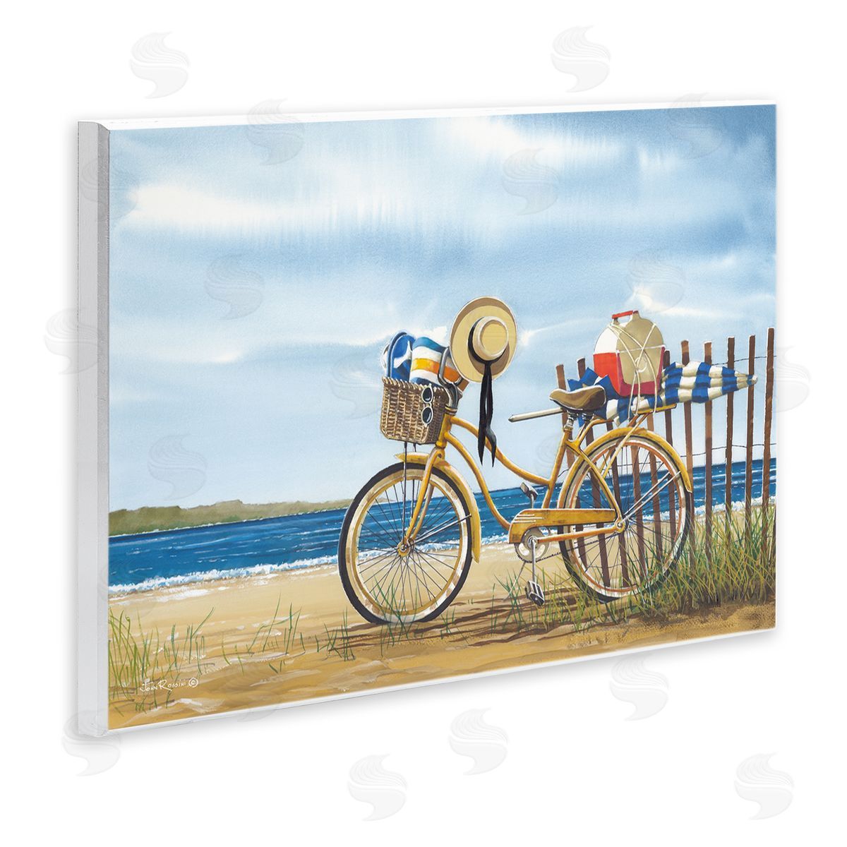 John Rossini Summer Bike Beach Day Waves