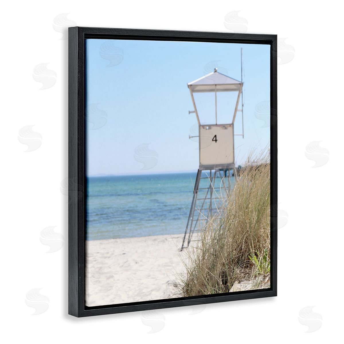 Kim Allen Summer Beach Hut Clear Skies