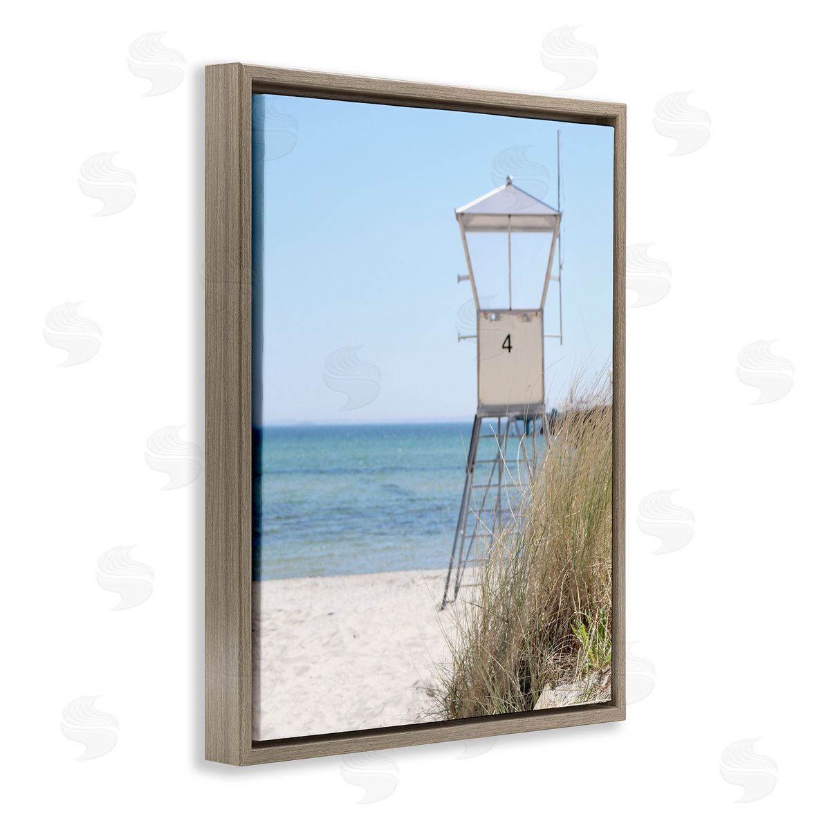 Kim Allen Summer Beach Hut Clear Skies