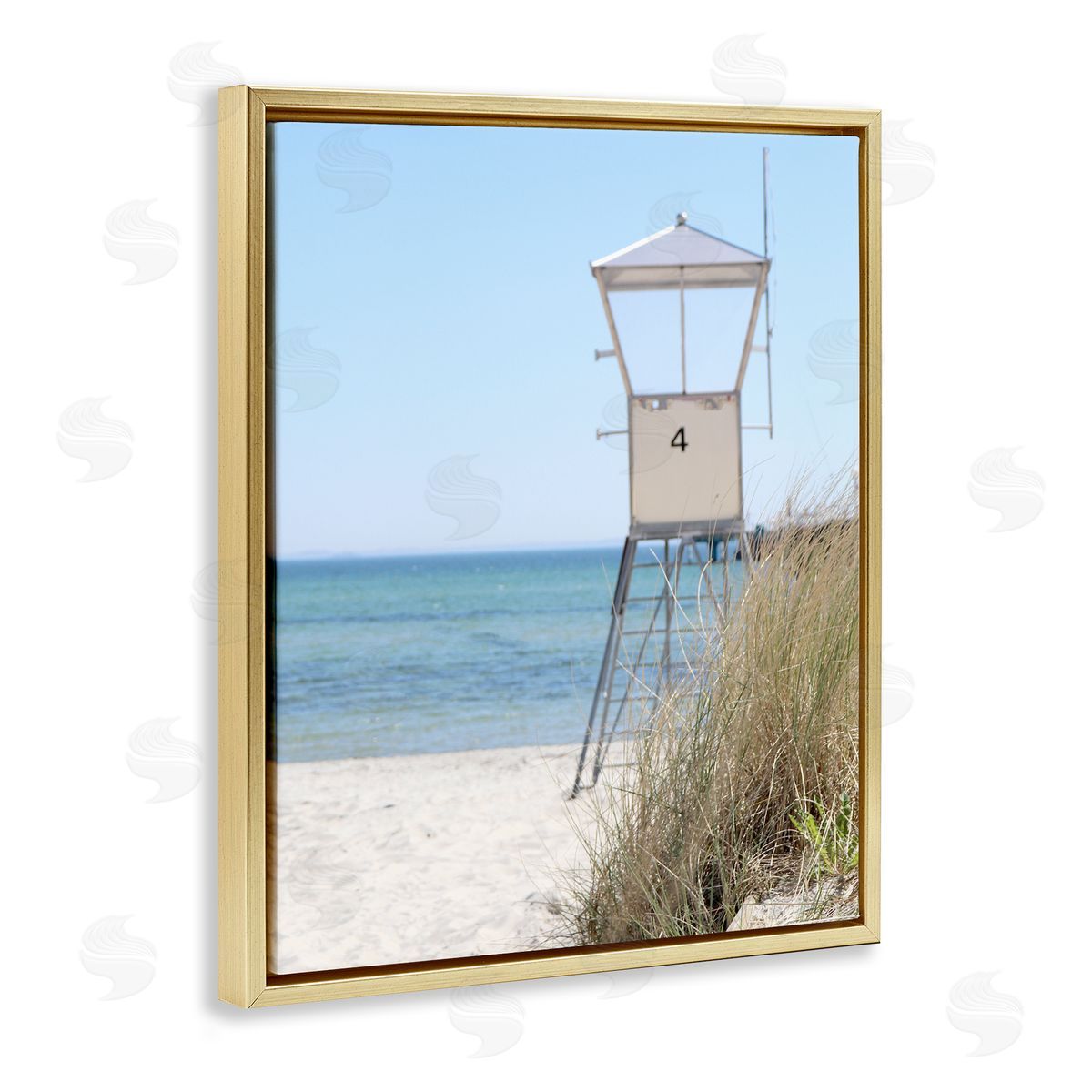 Kim Allen Summer Beach Hut Clear Skies