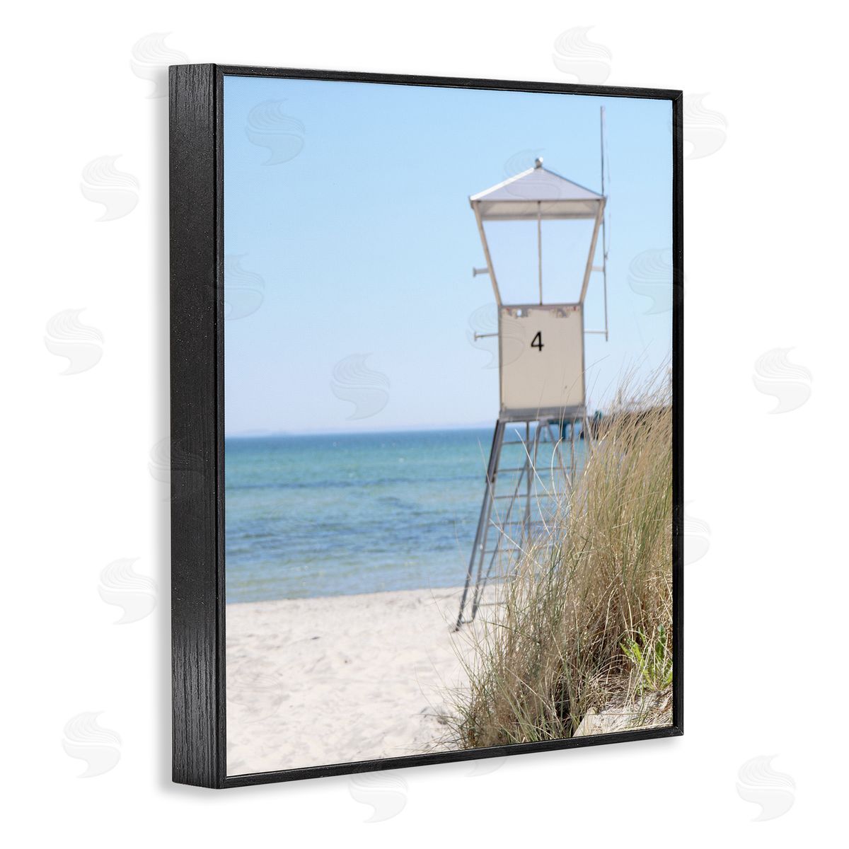 Kim Allen Summer Beach Hut Clear Skies