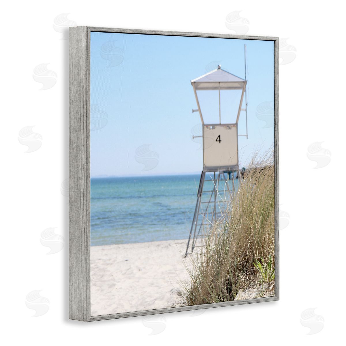 Kim Allen Summer Beach Hut Clear Skies