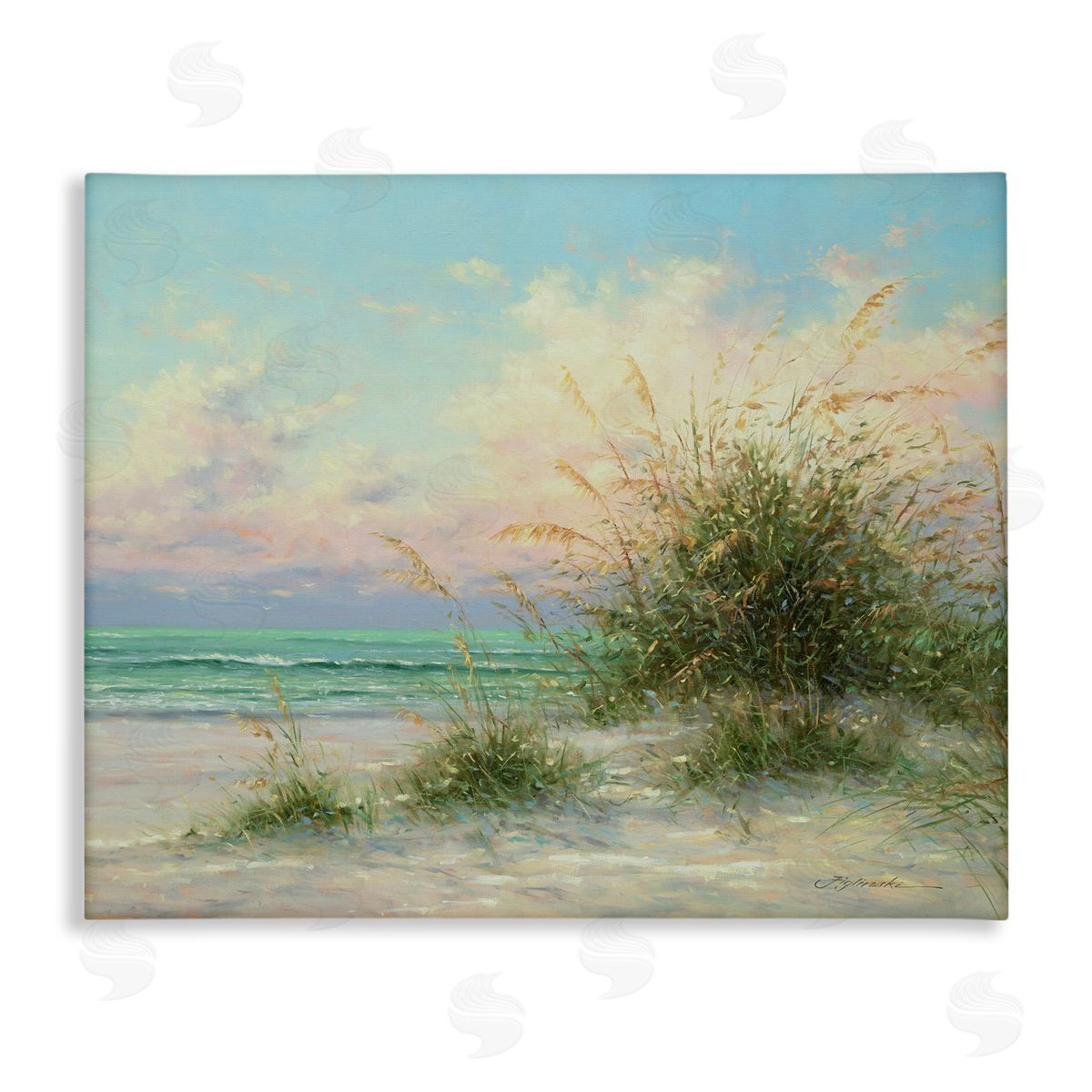 Martin Figlinski Summer Beach Grass Sea Waves