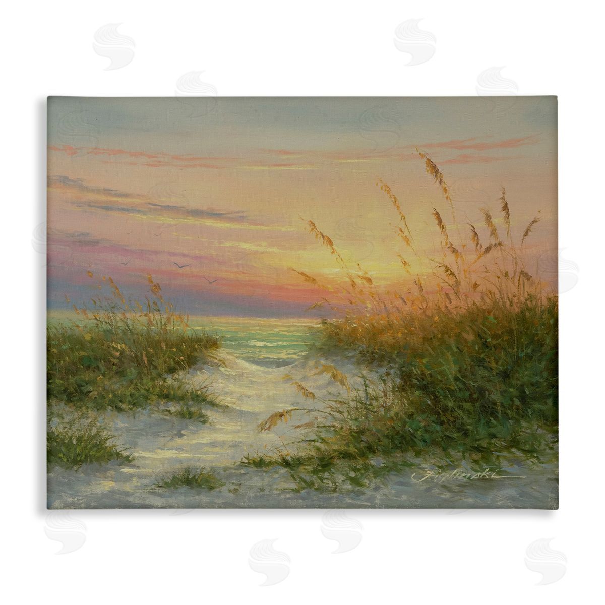 Martin Figlinski Sunset Beach Path Reeds