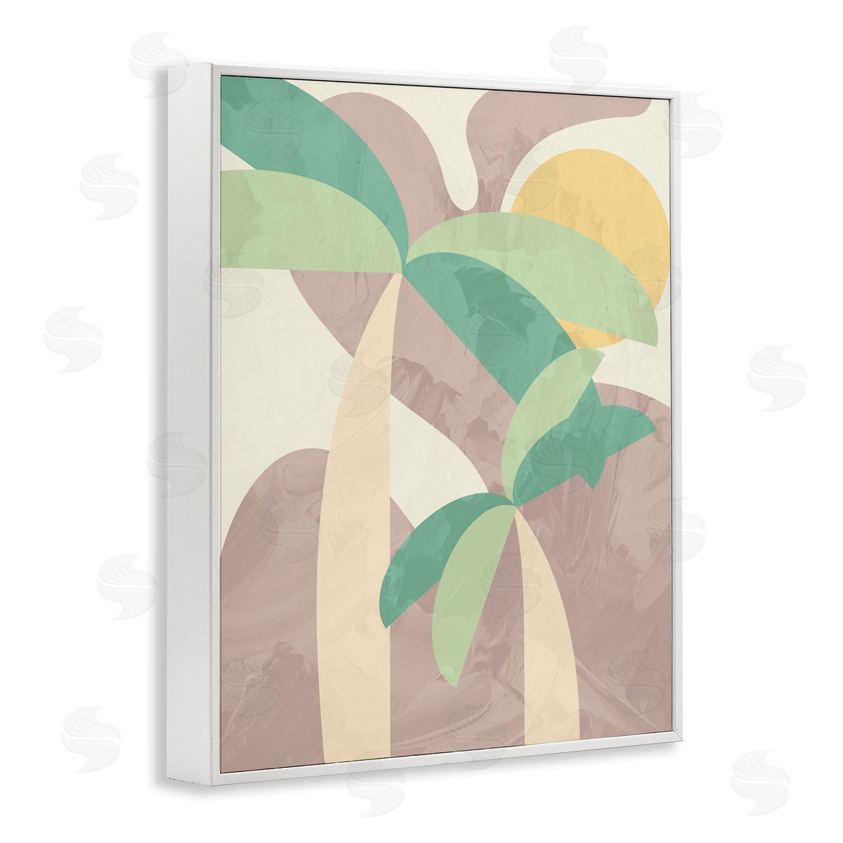 Stupell Studio Abstract Summer Palms Shapes