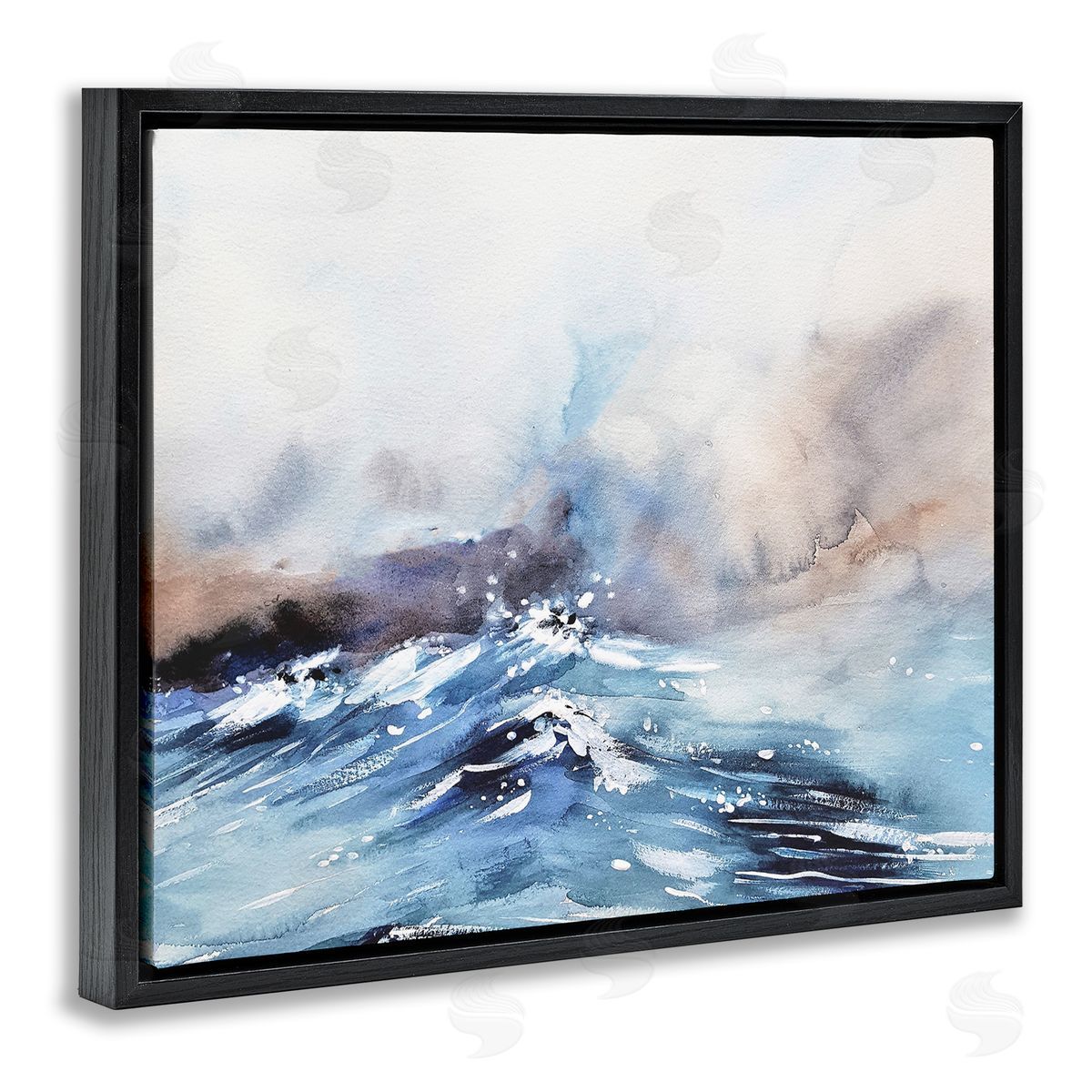 Stupell Studio Abstract Crashing Ocean Waves