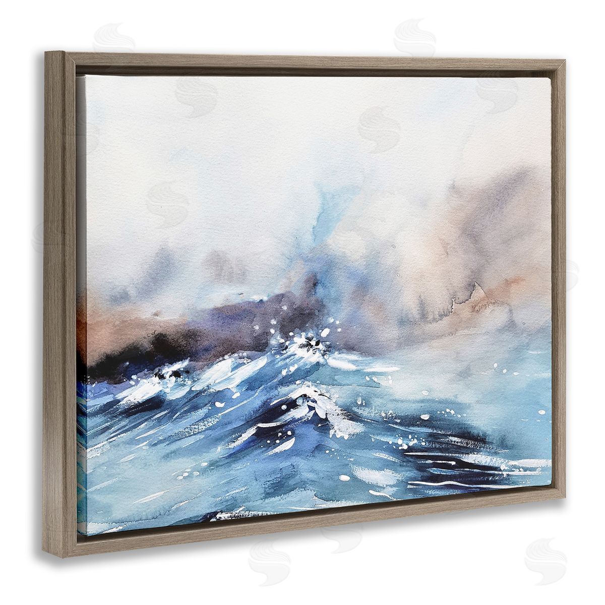 Stupell Studio Abstract Crashing Ocean Waves