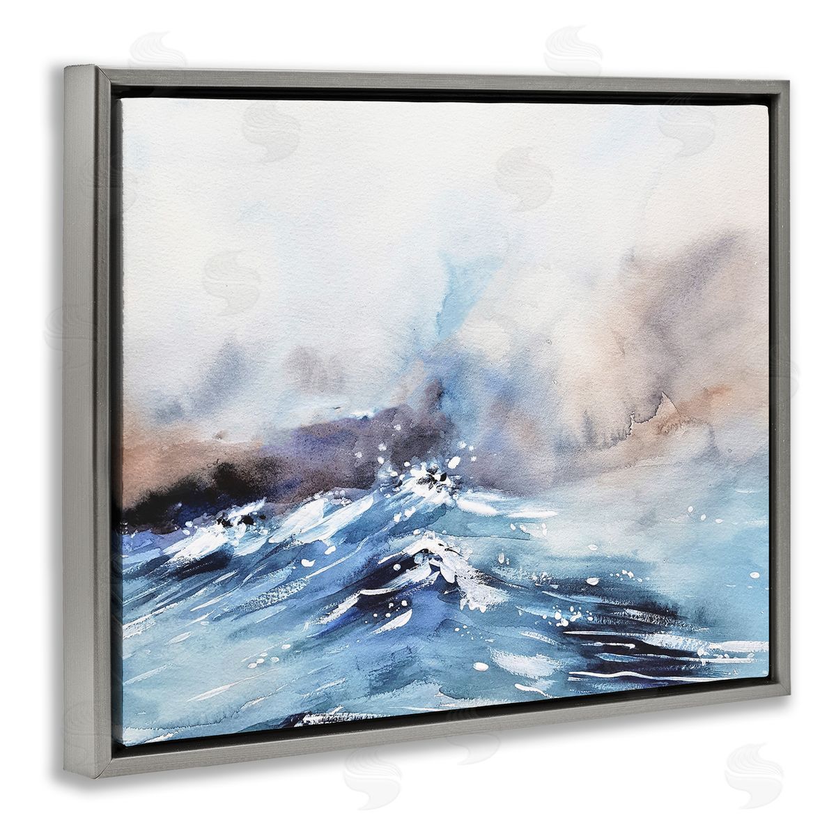 Stupell Studio Abstract Crashing Ocean Waves