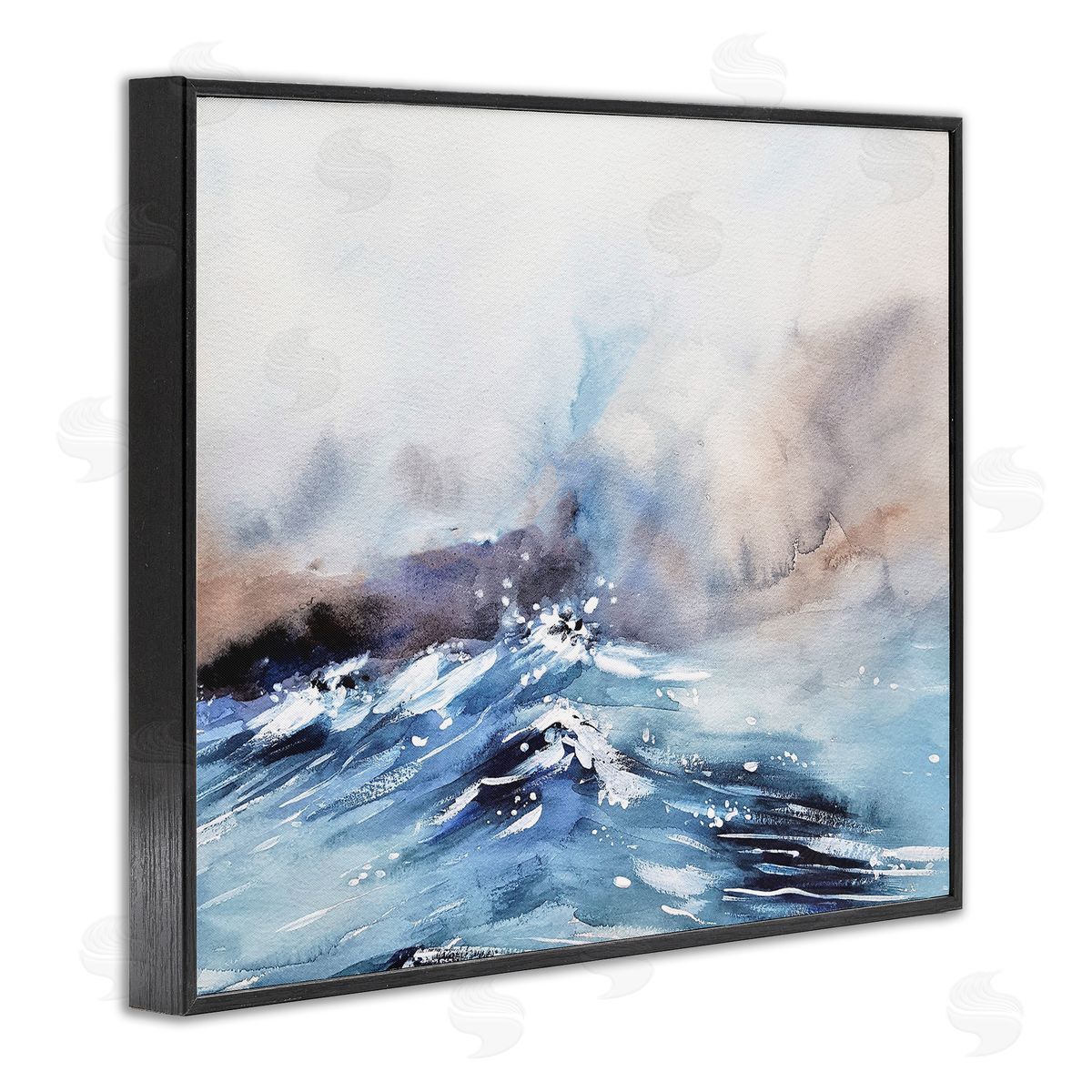 Stupell Studio Abstract Crashing Ocean Waves