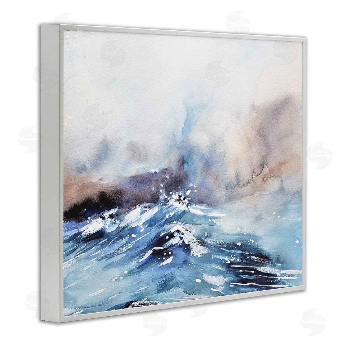 Stupell Studio Abstract Crashing Ocean Waves