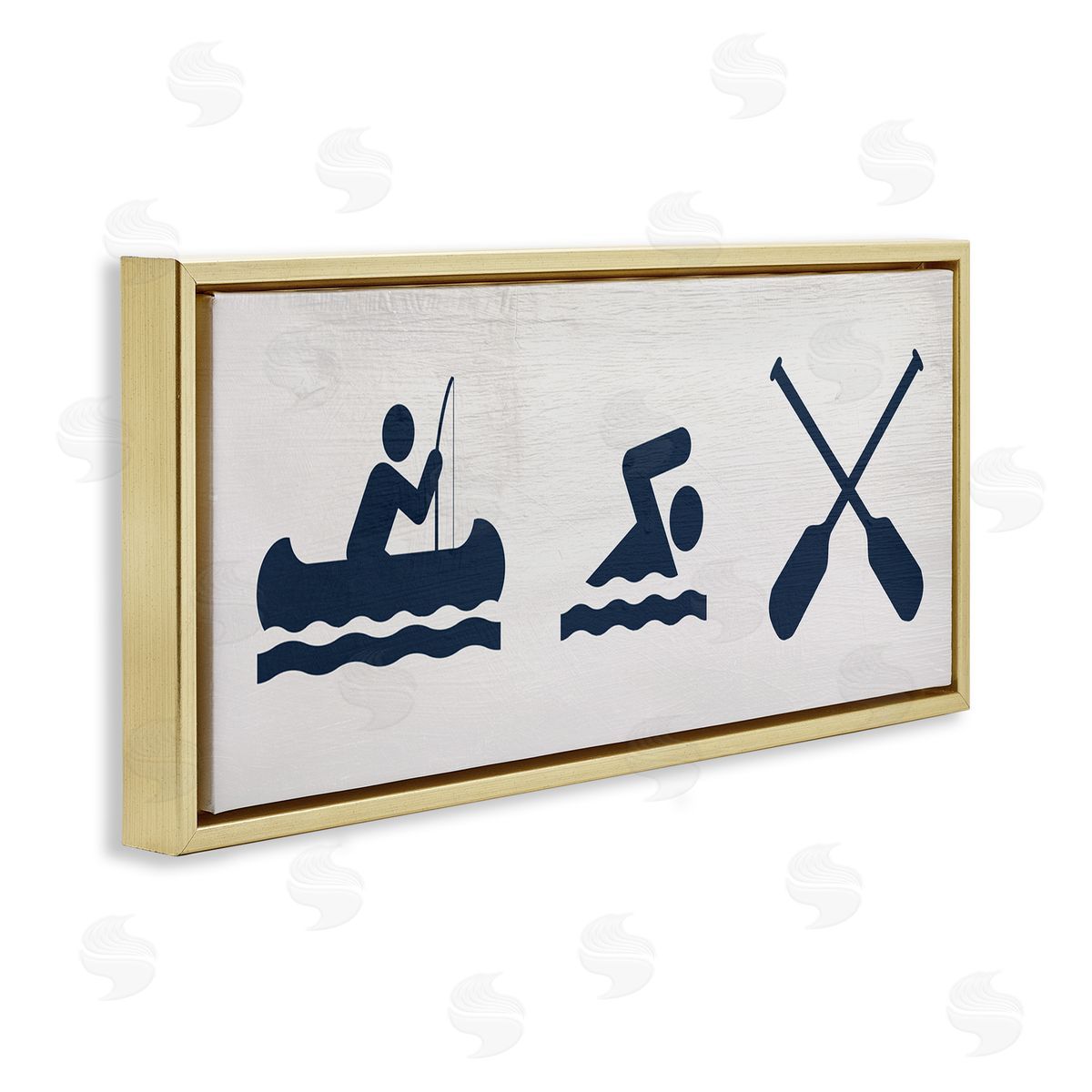 Stupell Studio Lake Water Activities Sign