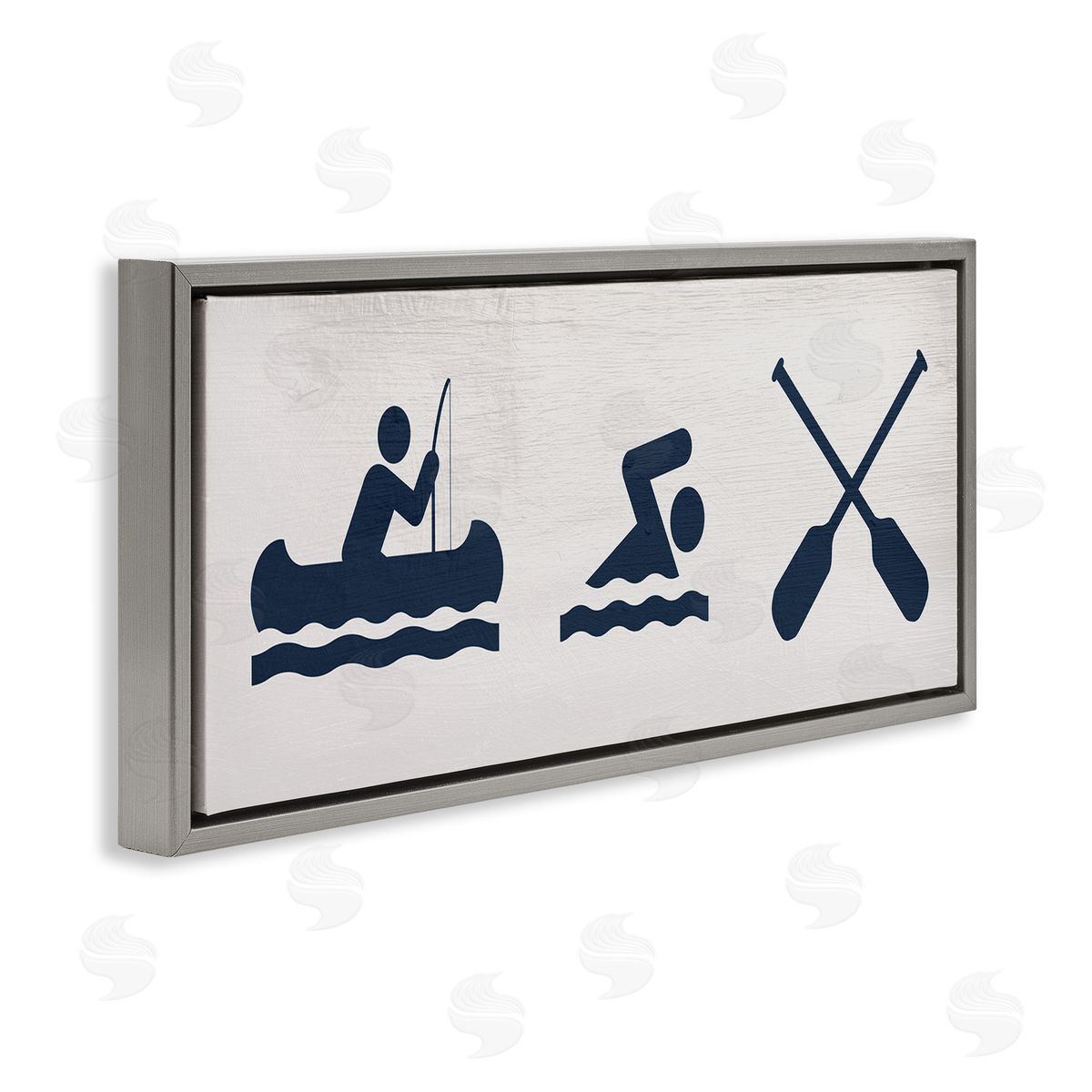 Stupell Studio Lake Water Activities Sign