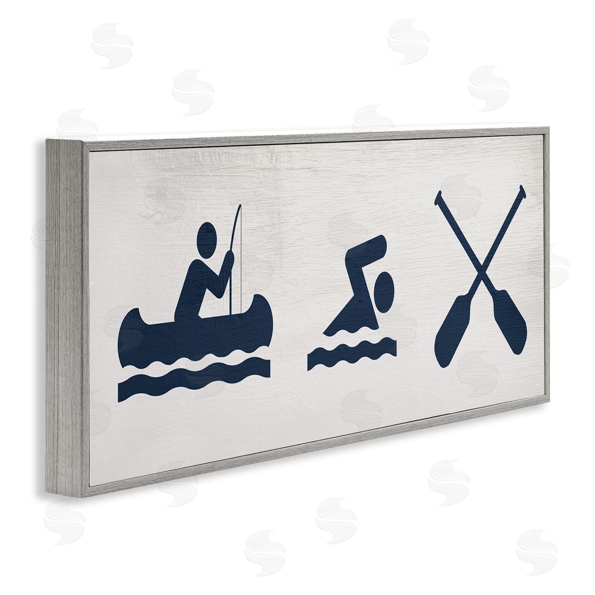 Stupell Studio Lake Water Activities Sign