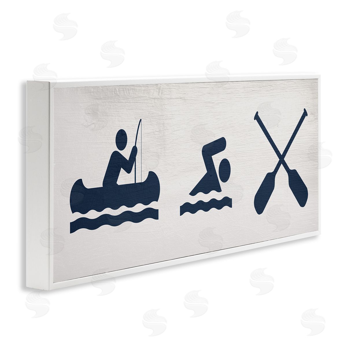 Stupell Studio Lake Water Activities Sign