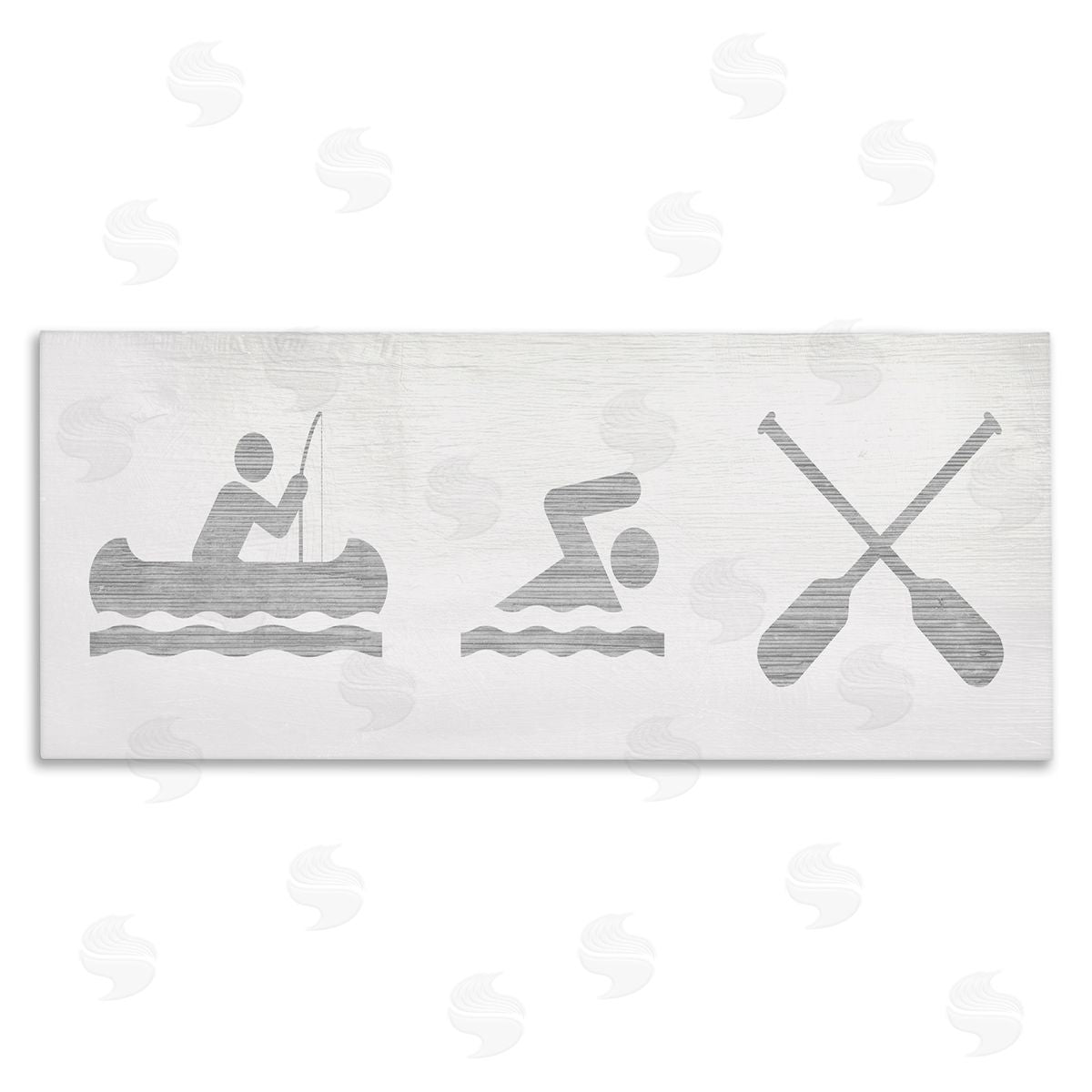 Stupell Studio Lake Cabin Activities Sign