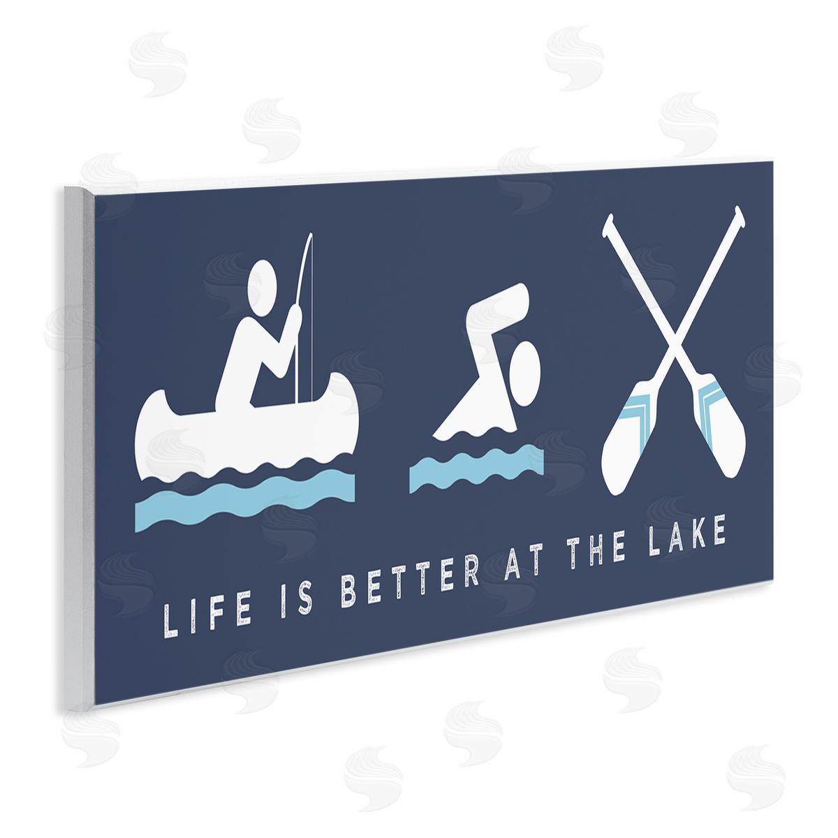 Stupell Studio Life Better At Lake Water Fun