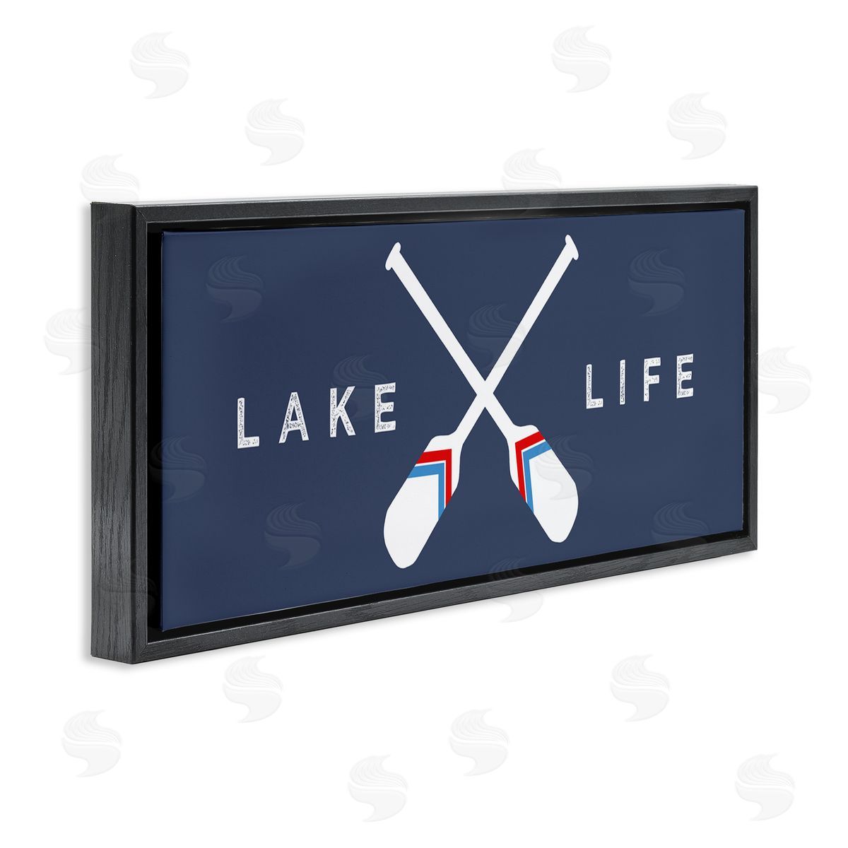 Stupell Studio Lake Life Striped Oars