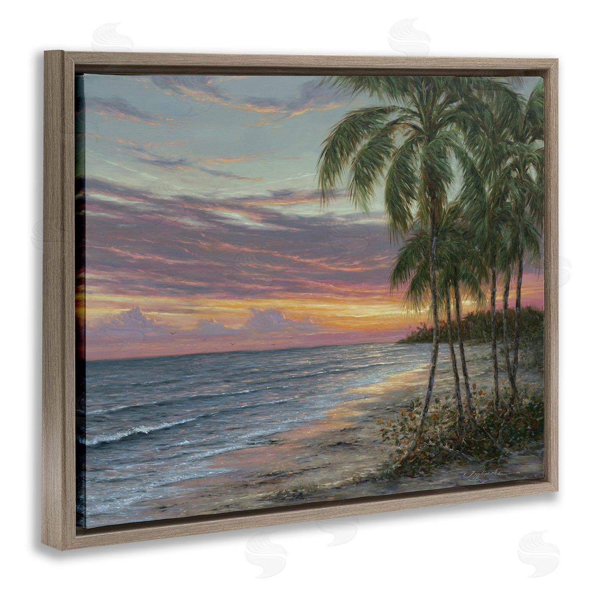 Martin Figlinski Summer Beach Palm Trees