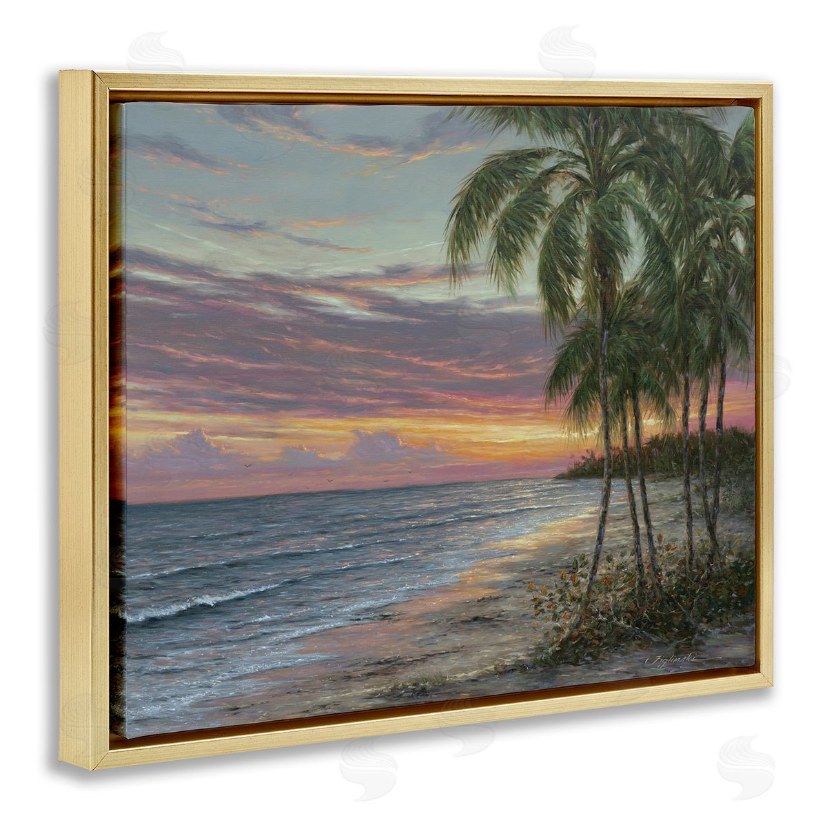 Martin Figlinski Summer Beach Palm Trees