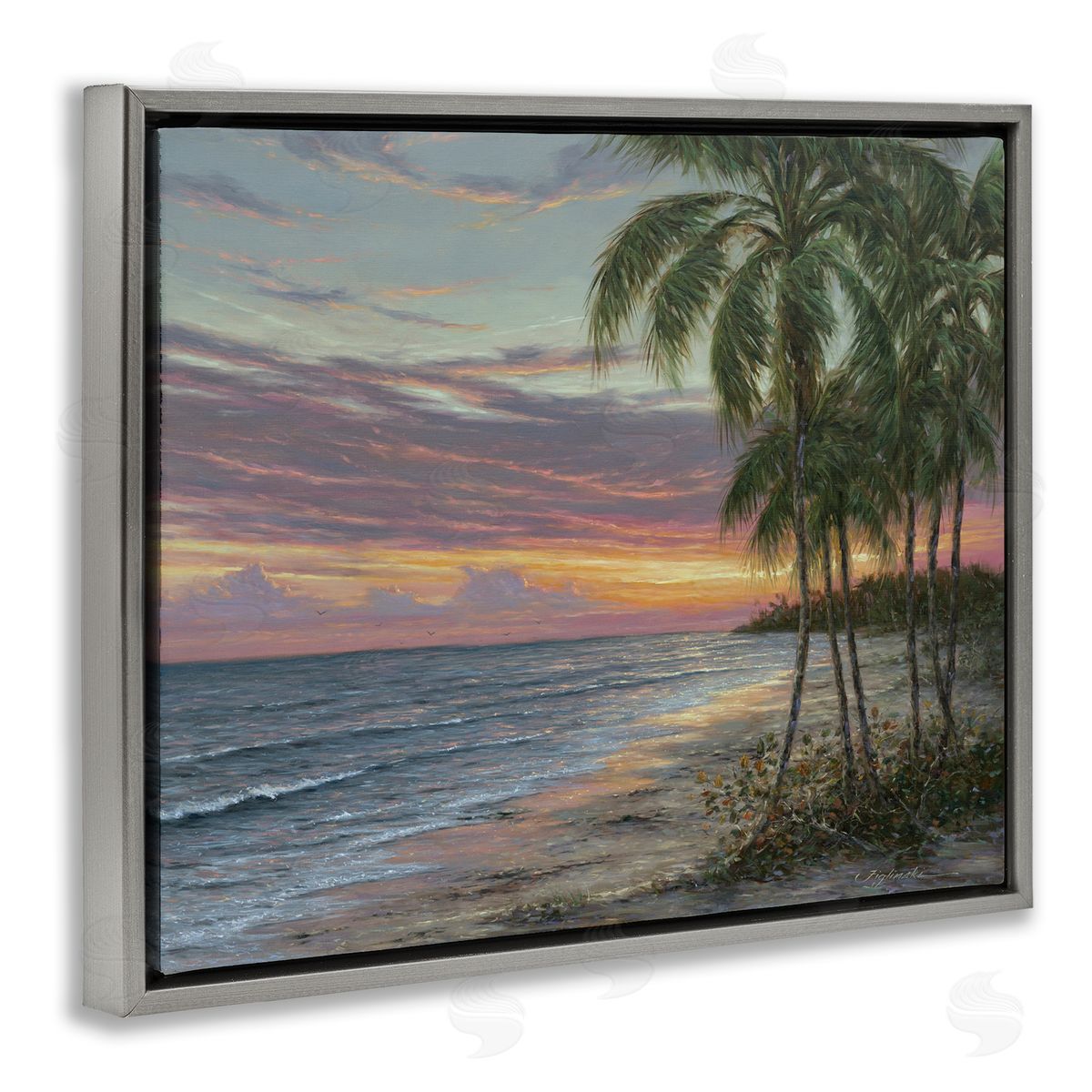 Martin Figlinski Summer Beach Palm Trees