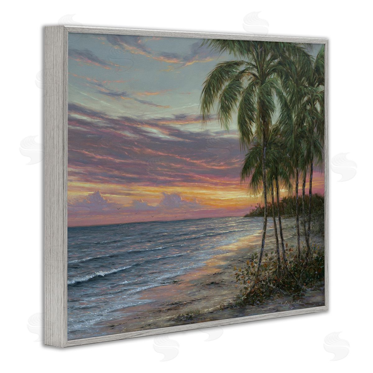 Martin Figlinski Summer Beach Palm Trees