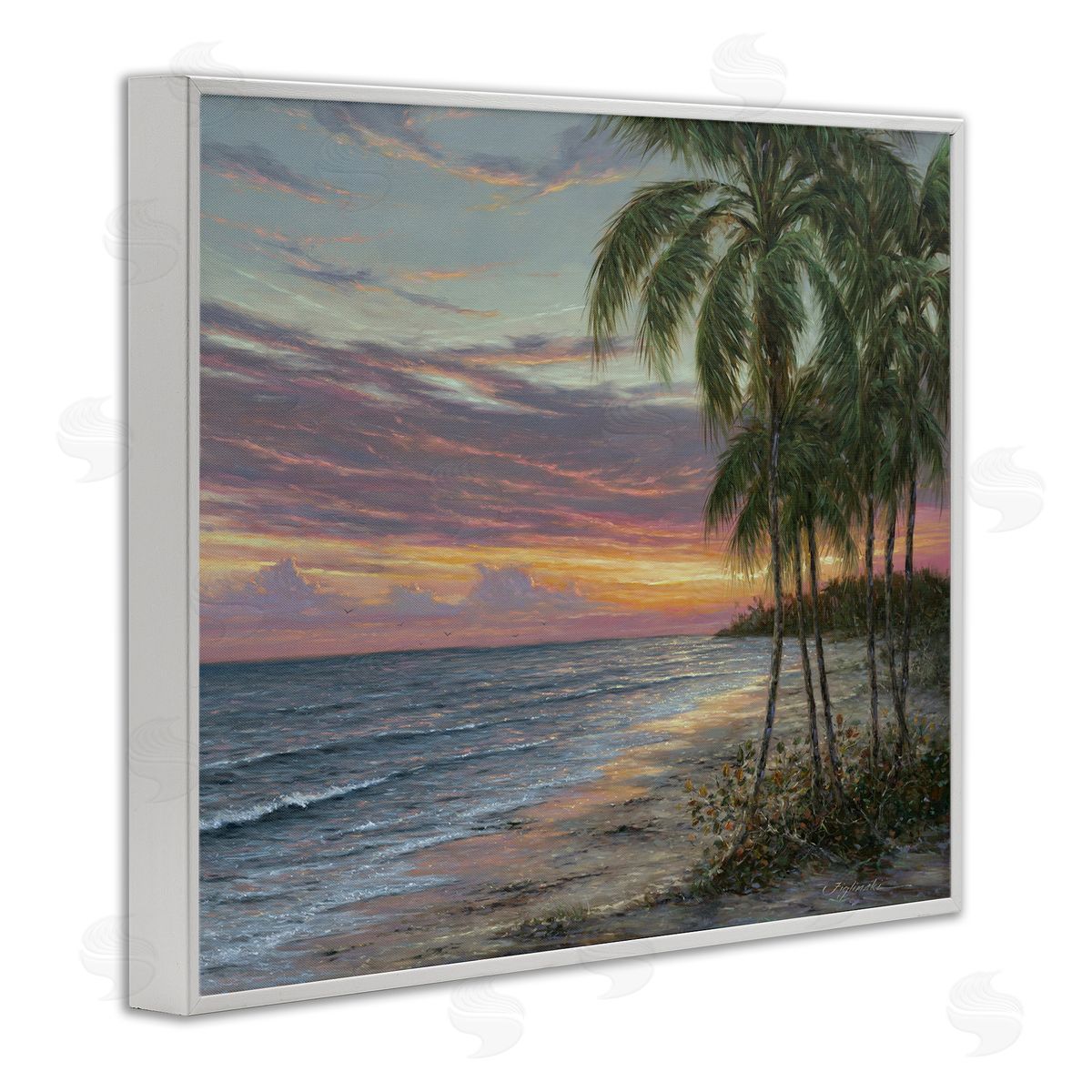 Martin Figlinski Summer Beach Palm Trees