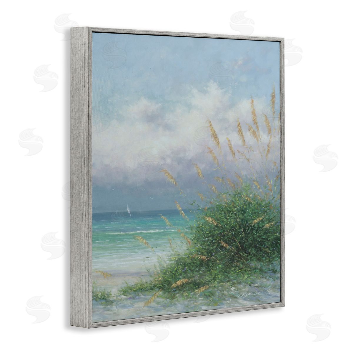 Martin Figlinski Ocean Waves Beach Reeds 