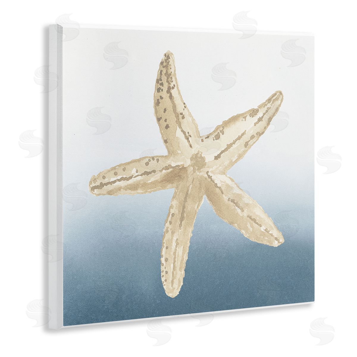 Lucille Price Summer Beach Life Starfish Wooden Wall Plaque Art Print