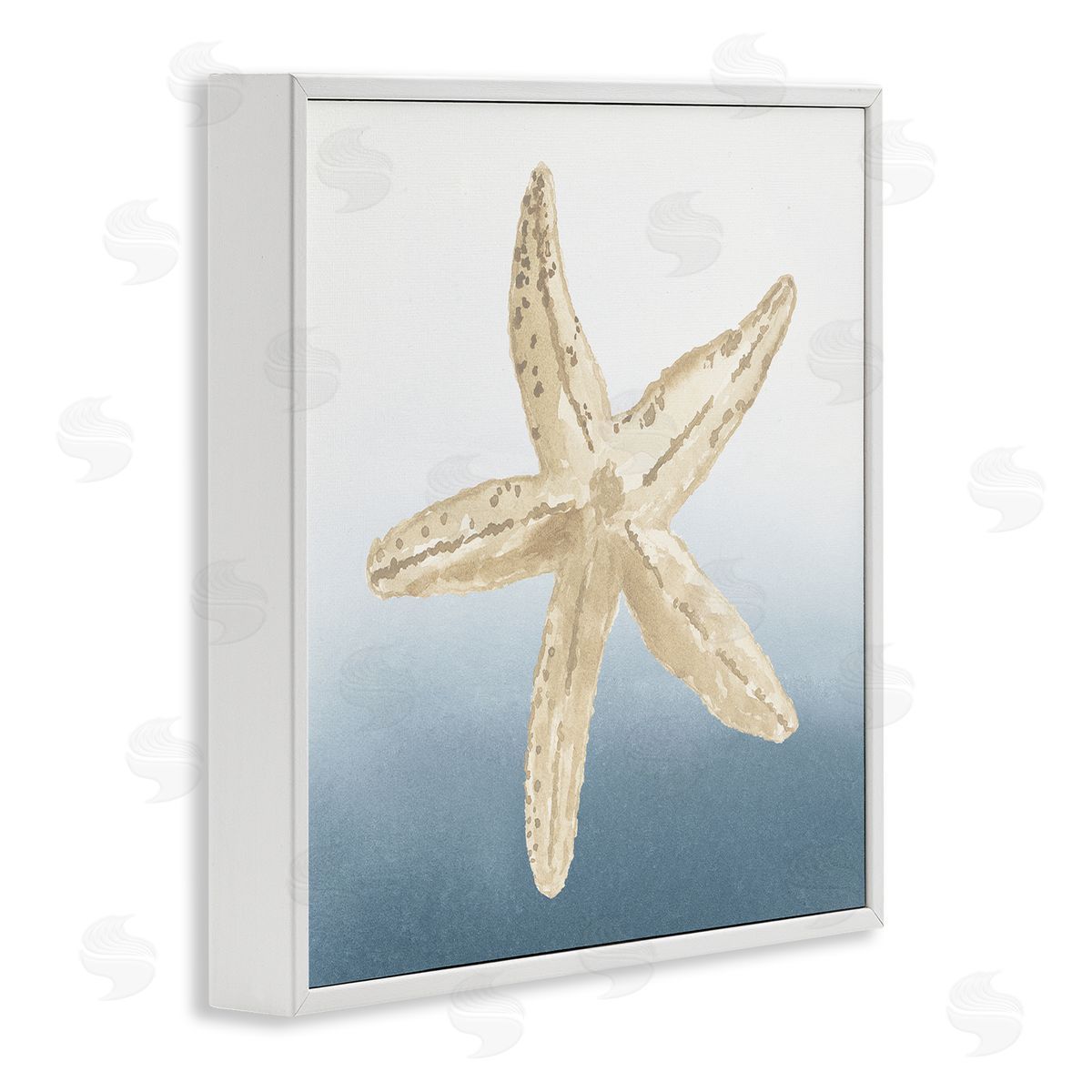 Lucille Price Summer Beach Life Starfish White Framed Glicee Wall Art Print