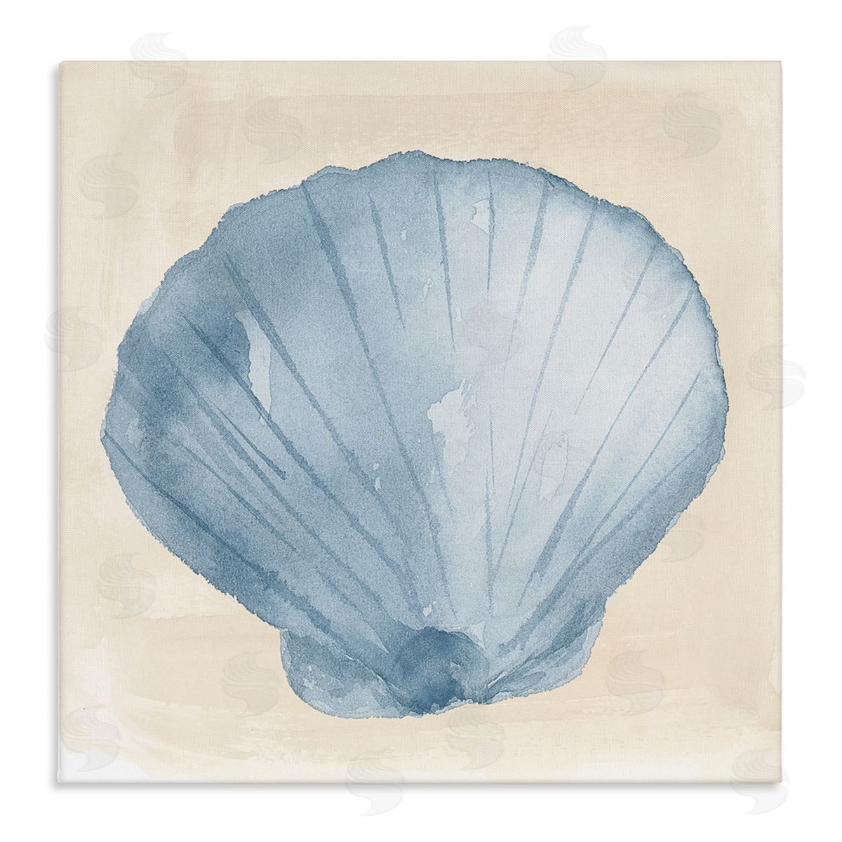 Lucille Price Sea Life Clamshell Composition Stretched Canvas Wall Art Print