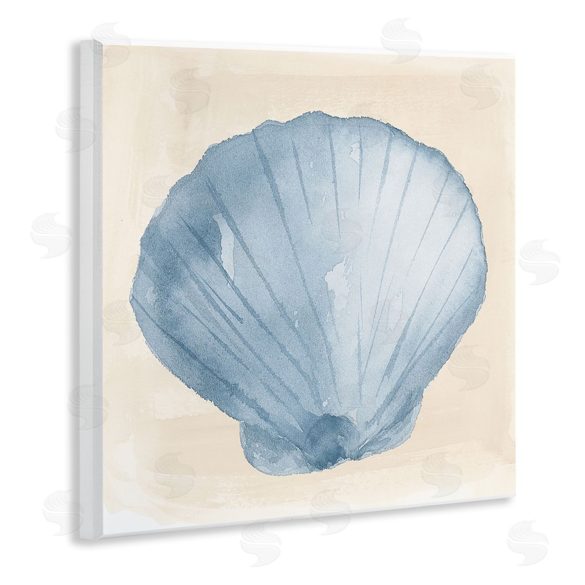 Lucille Price Sea Life Clamshell Composition Wooden Wall Plaque Art Print
