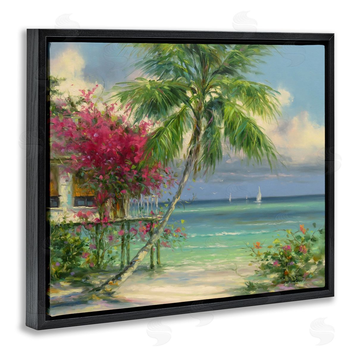 Martin Figlinski Floral Tropical Summer Vacation Resort