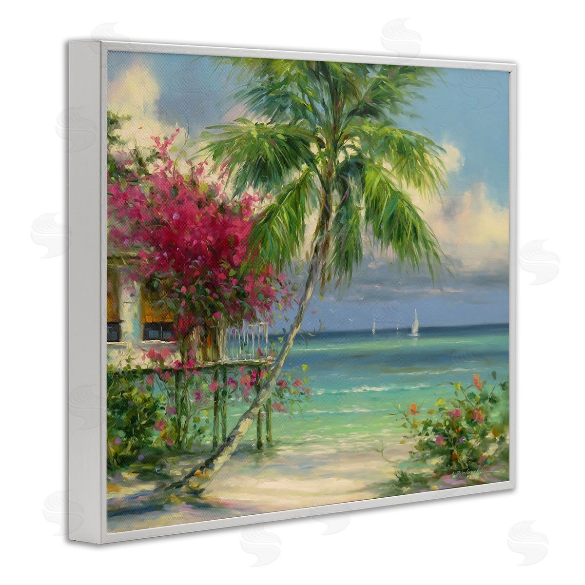 Martin Figlinski Floral Tropical Summer Vacation Resort