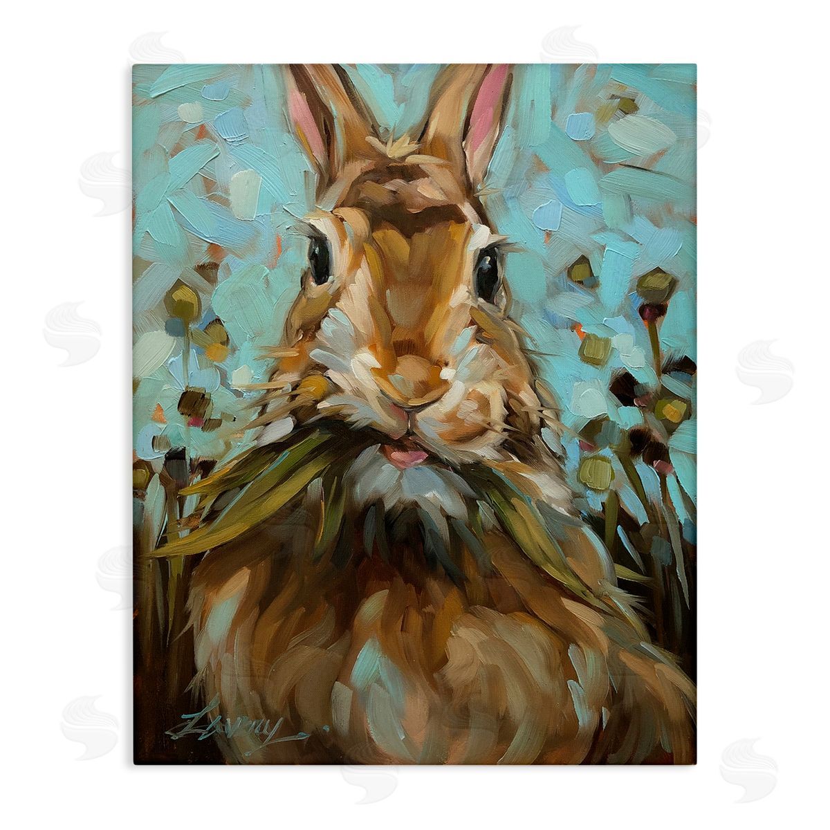 Andrea Lavery Wildlife Rabbit Eating Grass