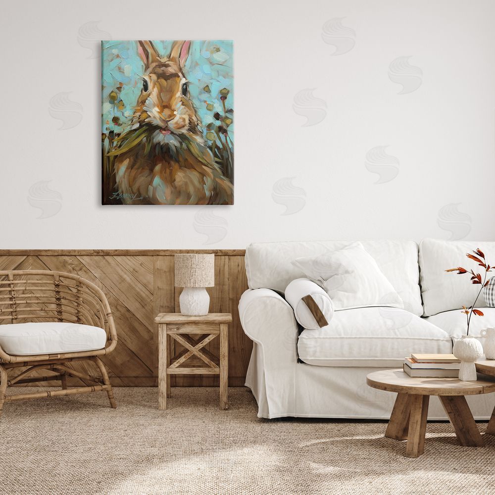 Andrea Lavery Wildlife Rabbit Eating Grass