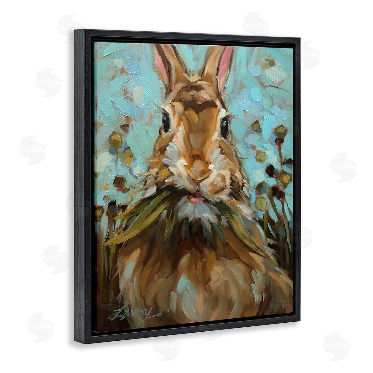 Andrea Lavery Wildlife Rabbit Eating Grass