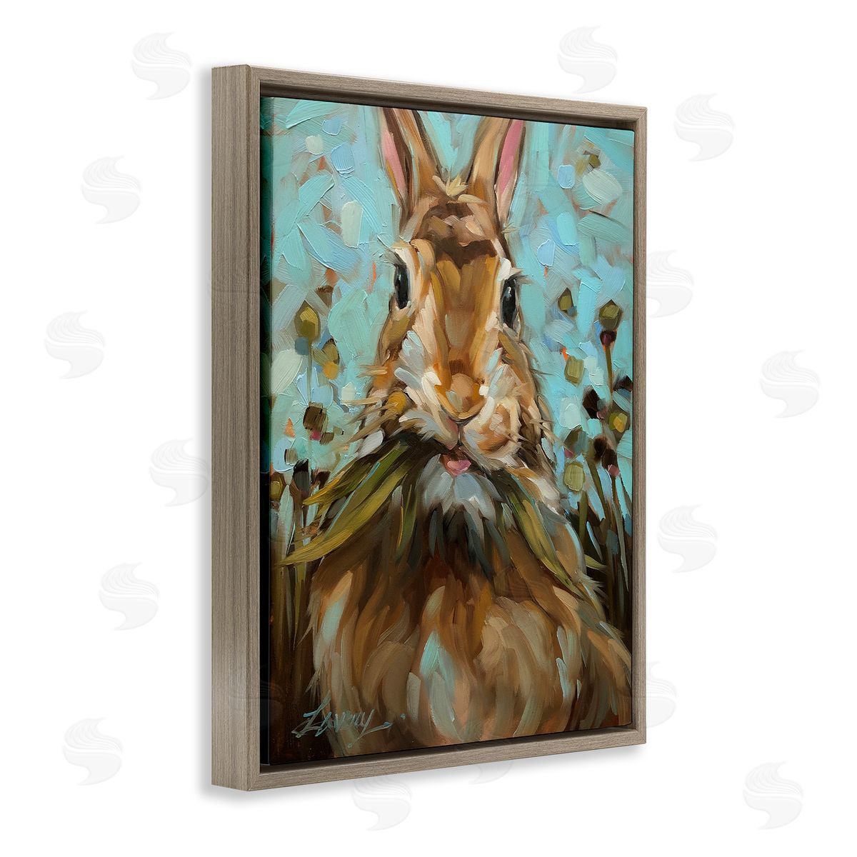 Andrea Lavery Wildlife Rabbit Eating Grass