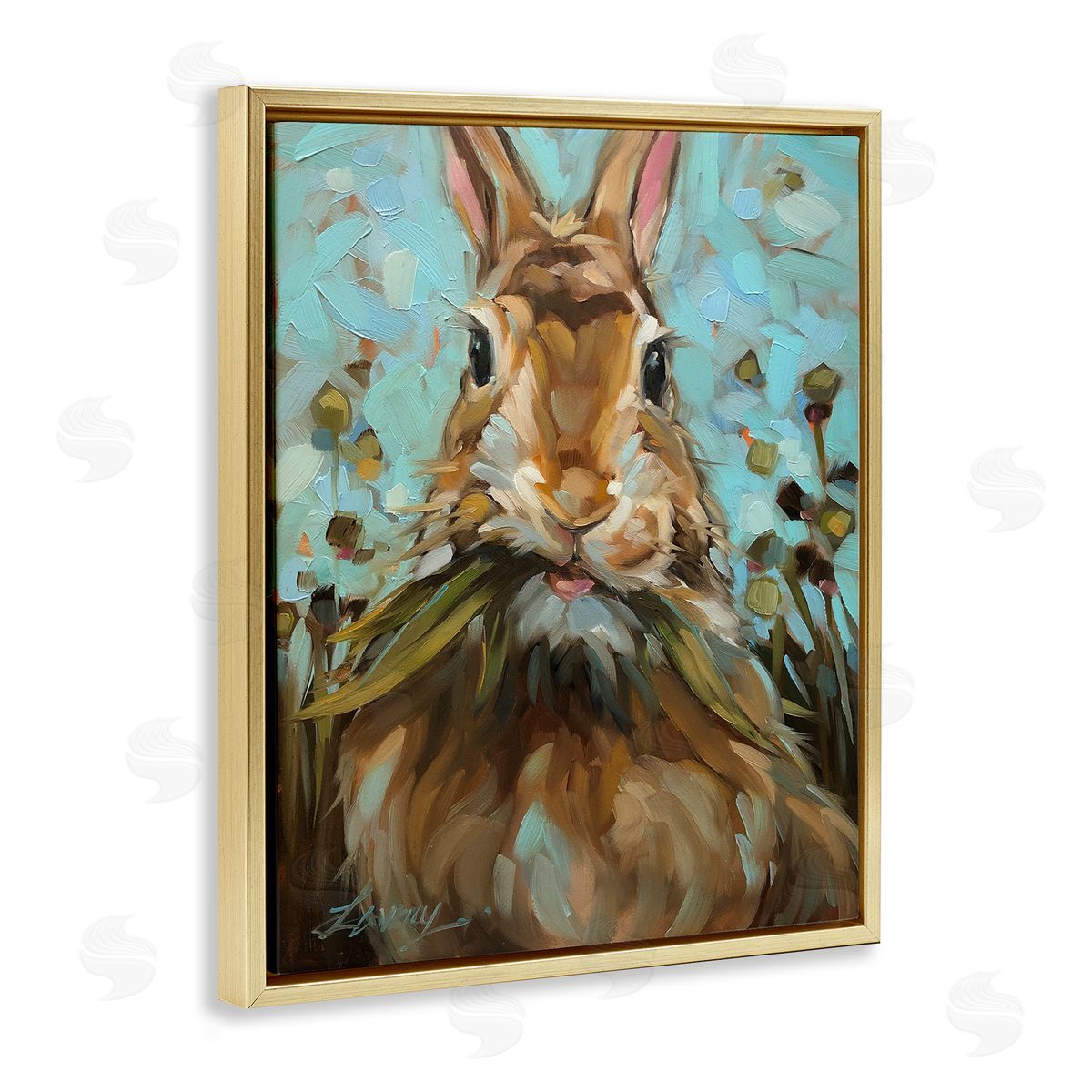 Andrea Lavery Wildlife Rabbit Eating Grass