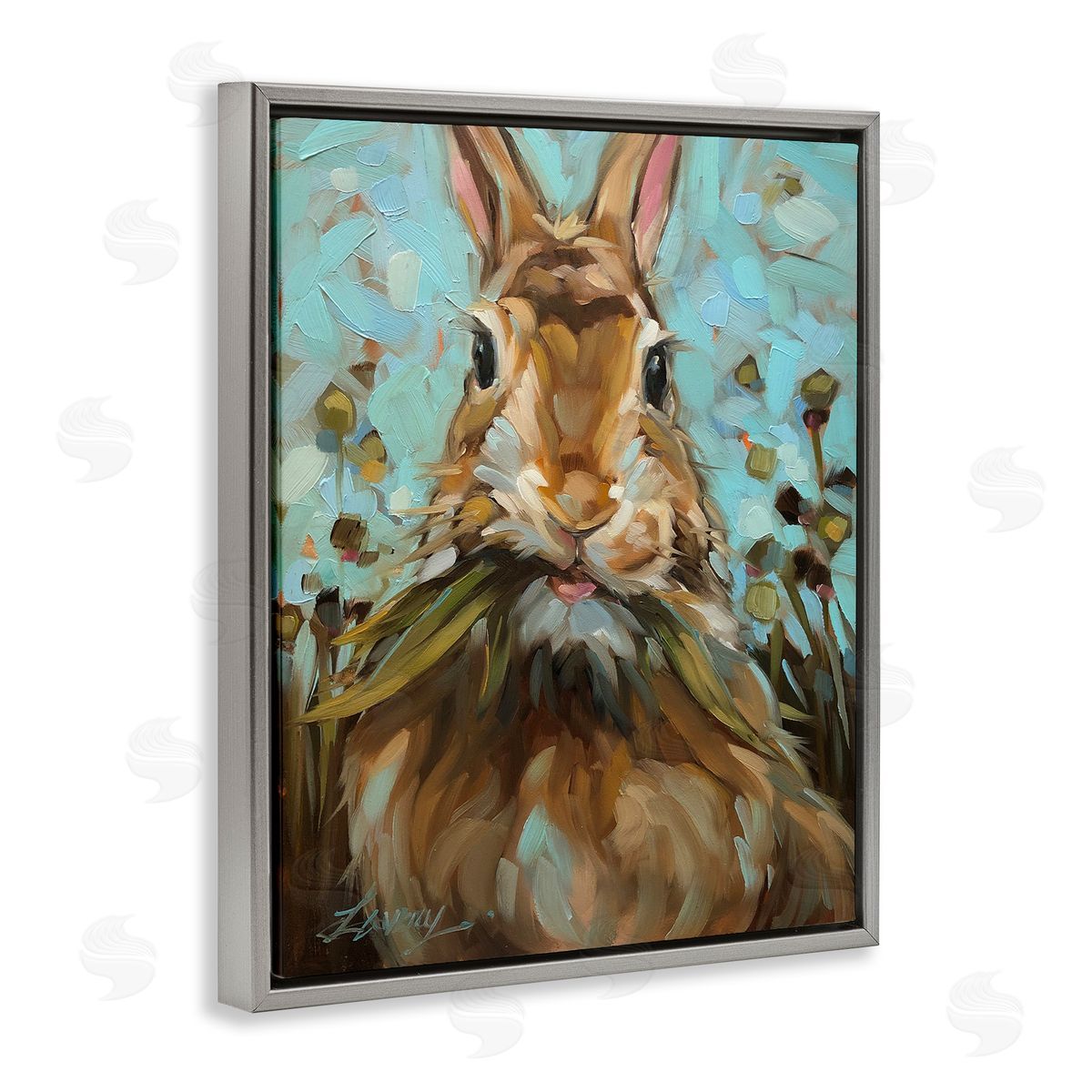 Andrea Lavery Wildlife Rabbit Eating Grass