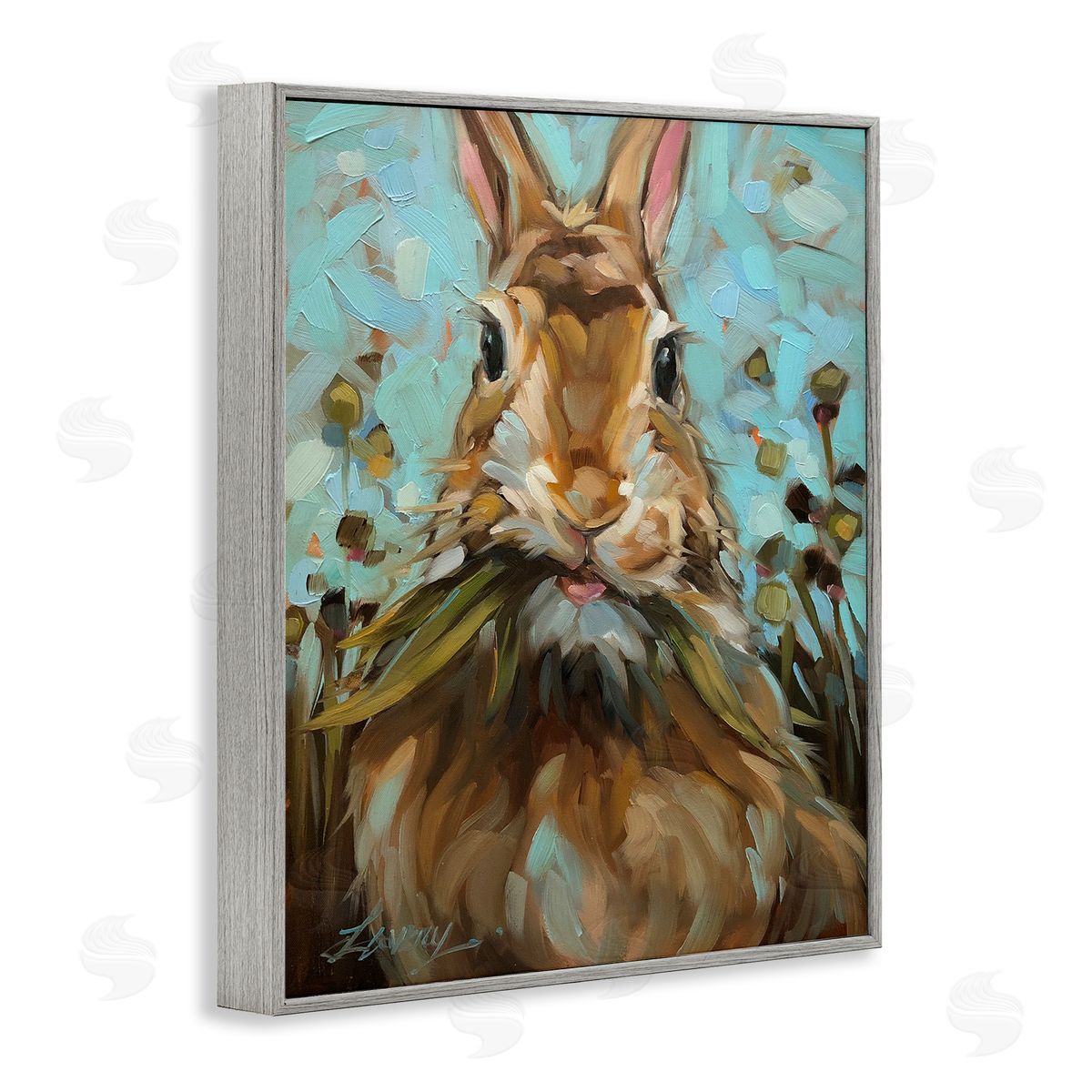 Andrea Lavery Wildlife Rabbit Eating Grass