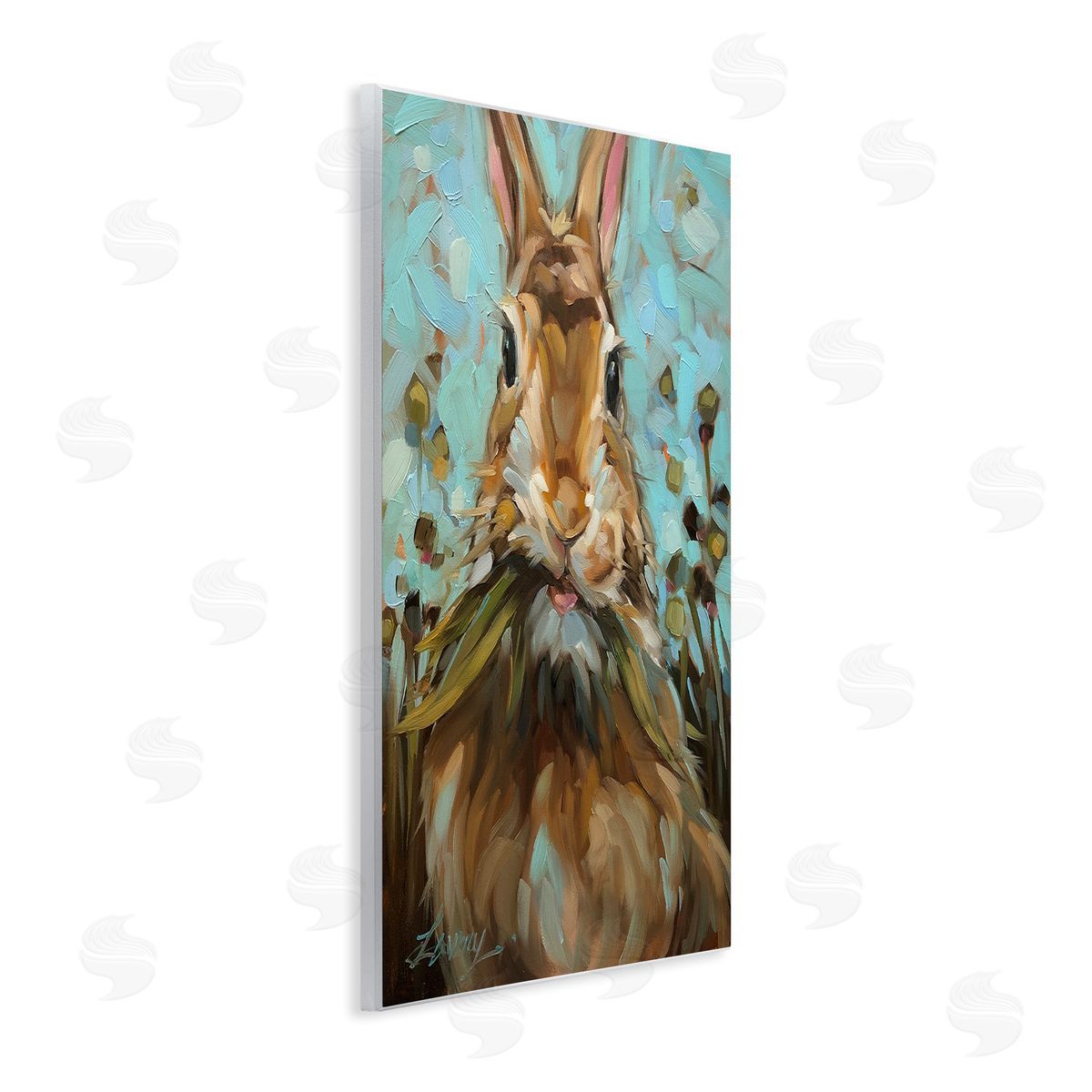 Andrea Lavery Wildlife Rabbit Eating Grass
