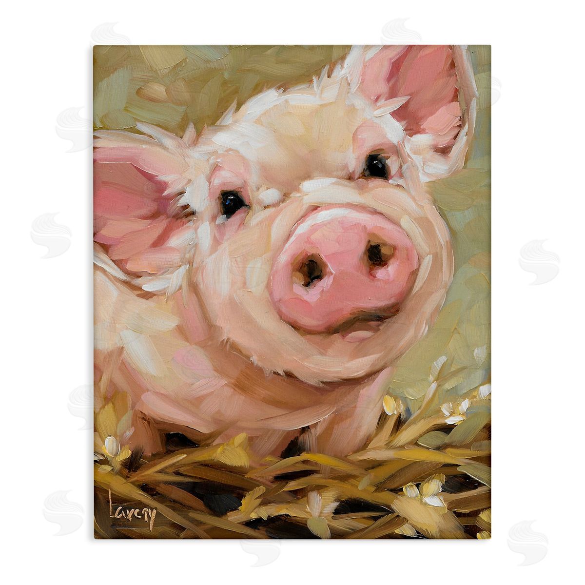Andrea Lavery Happy Pig Farm Animal Portrait