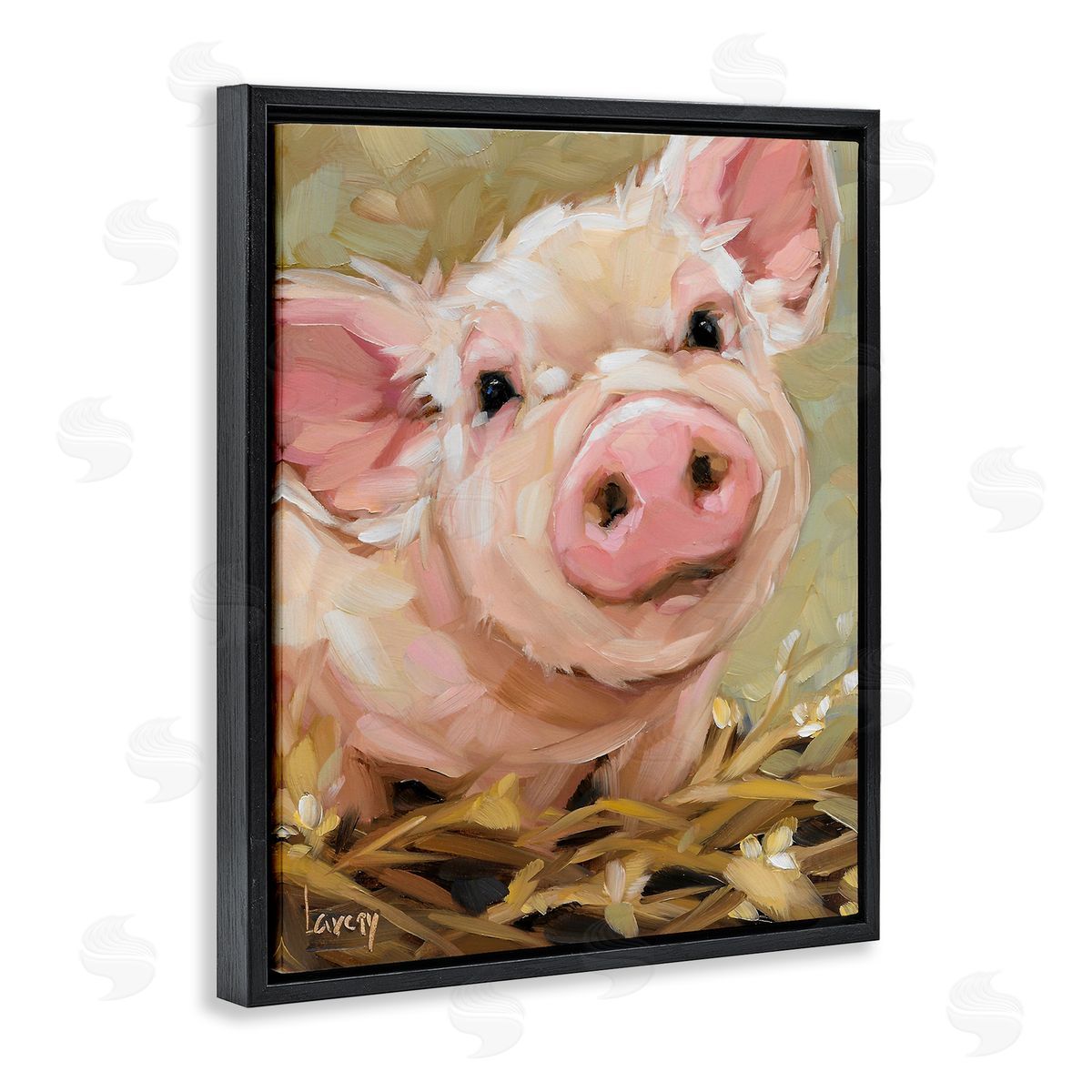 Andrea Lavery Happy Pig Farm Animal Portrait
