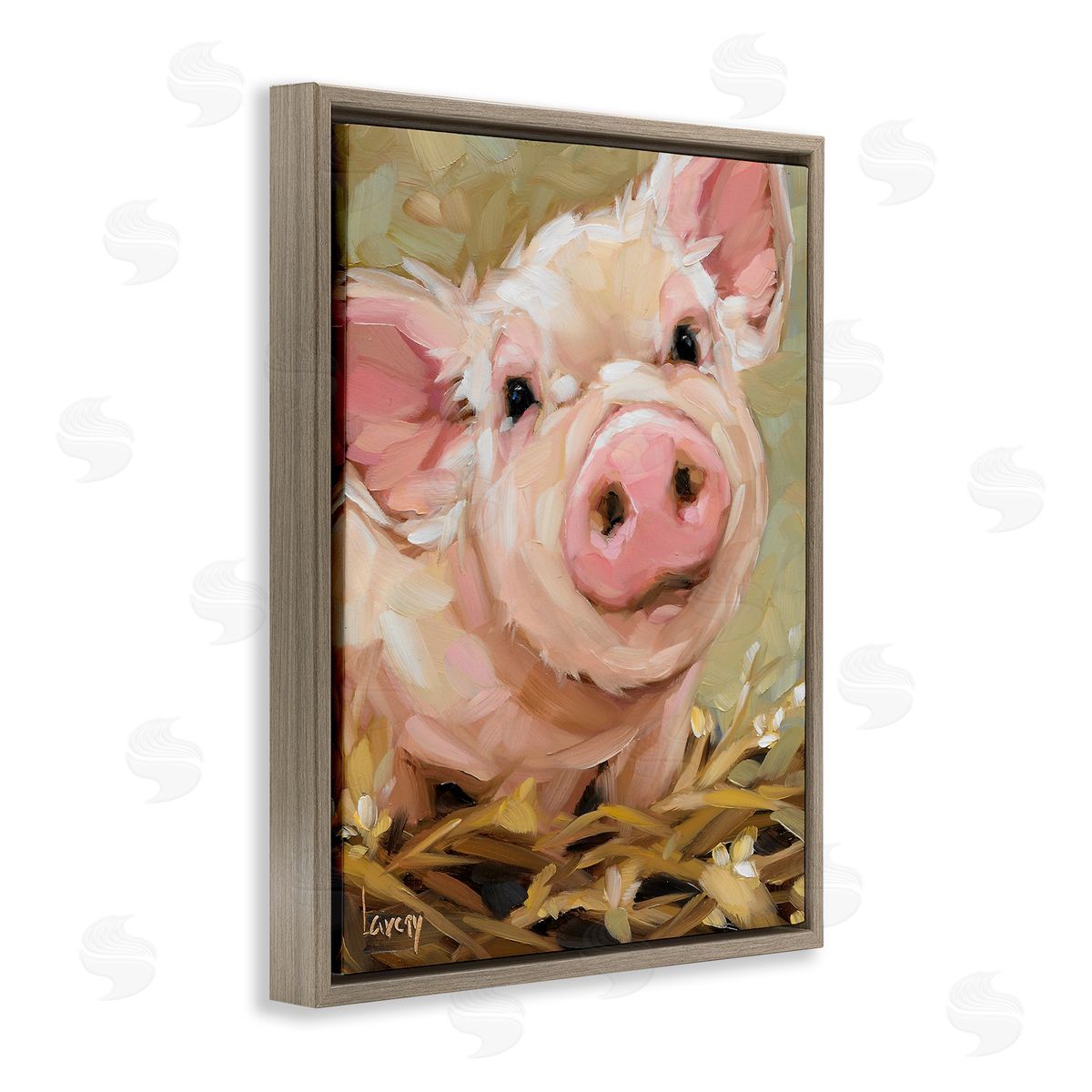 Andrea Lavery Happy Pig Farm Animal Portrait