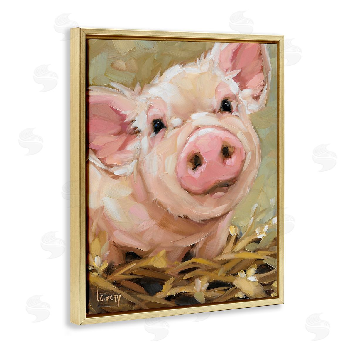 Andrea Lavery Happy Pig Farm Animal Portrait