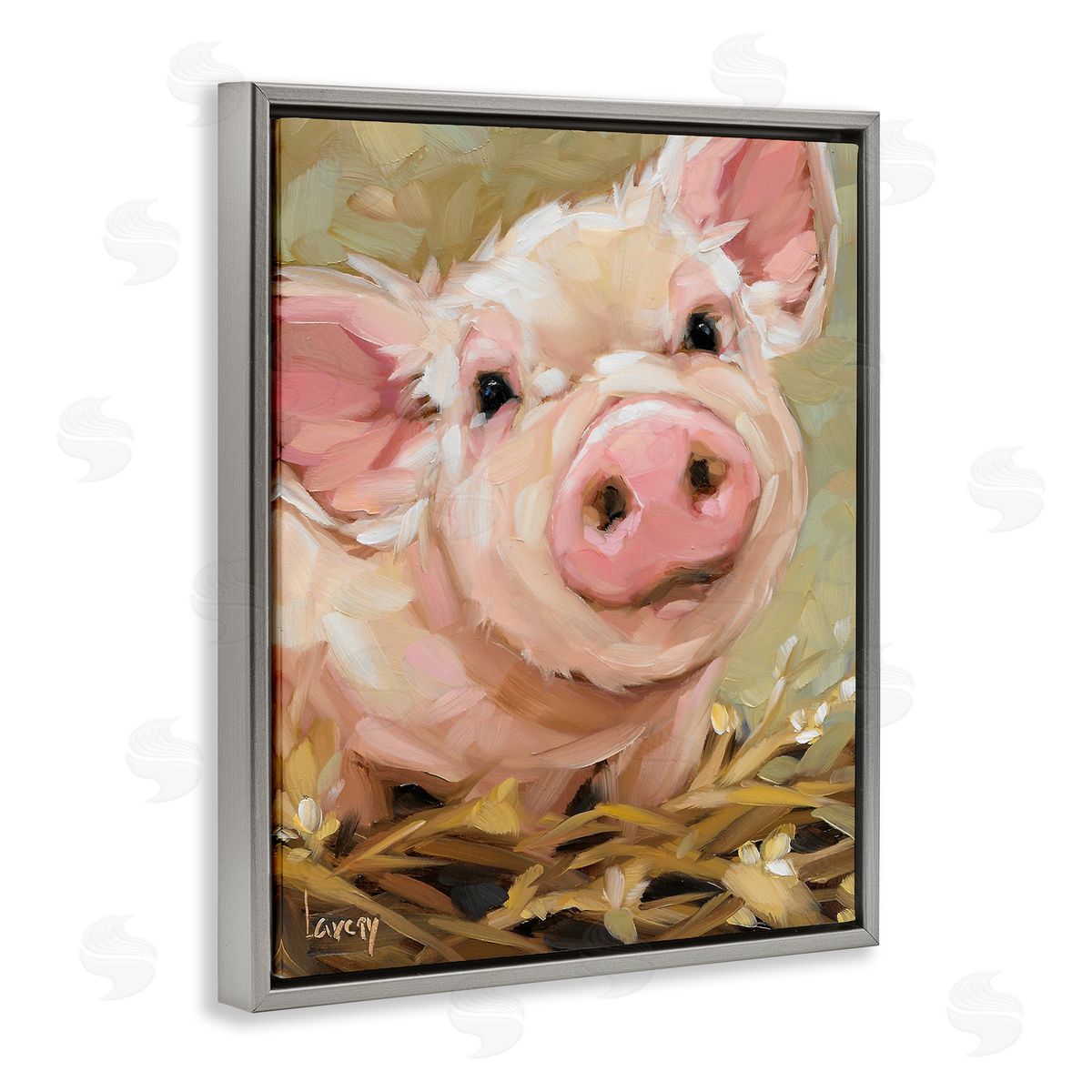 Andrea Lavery Happy Pig Farm Animal Portrait