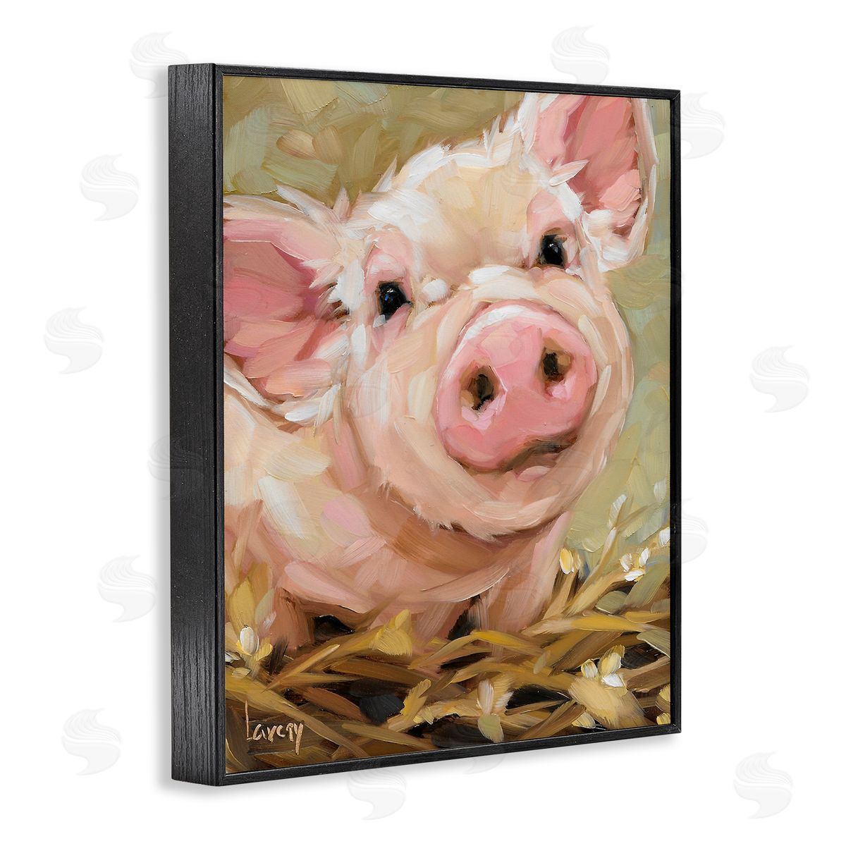 Andrea Lavery Happy Pig Farm Animal Portrait