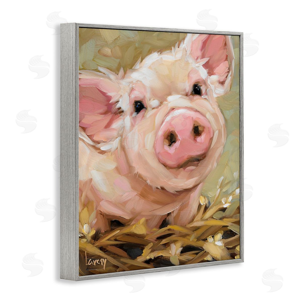 Andrea Lavery Happy Pig Farm Animal Portrait