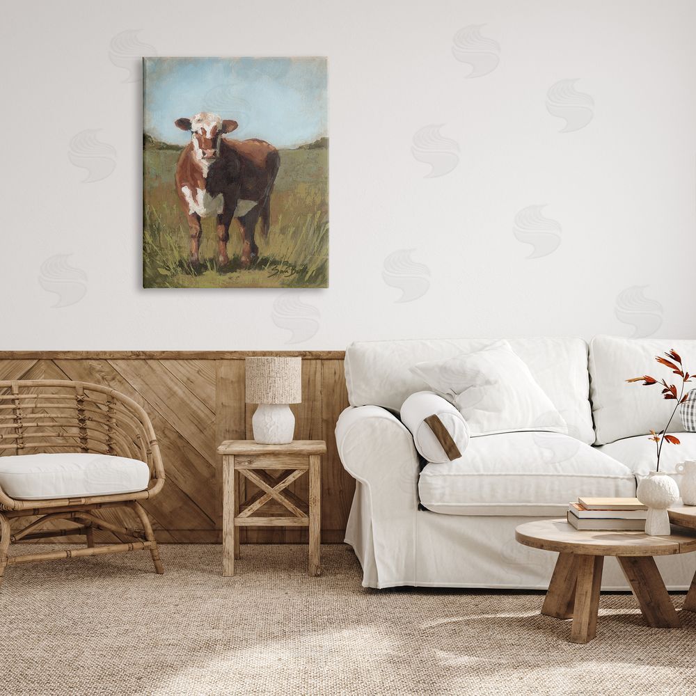 Sara Baker Cattle Vast Countryside Field 