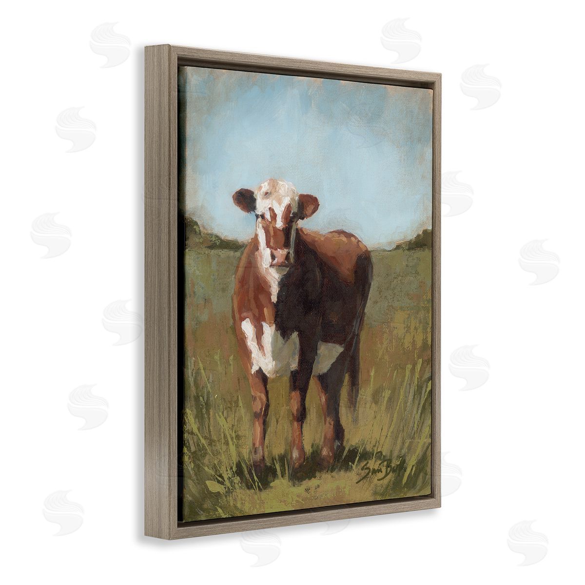 Sara Baker Cattle Vast Countryside Field 